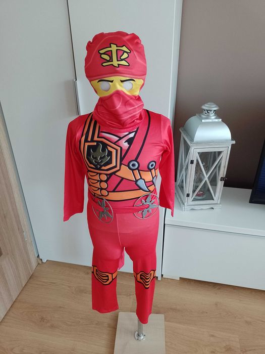 NOWY strój karnawałowy NINJA WOJOWNIK KAI ninjago kostium 104/110 (4)