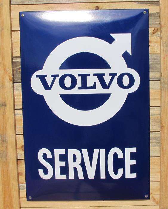 VOLVO SERVICE, Placa Esmaltada