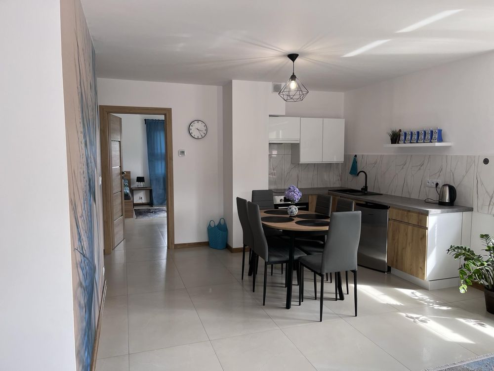 Apartament TURKUSOWY  Chmielno Kaszuby jezioro dla max 6 osób