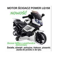 Auto samochód na akumulator MOTOR PIAGGIO ŚCIGACZ jeździk motorek