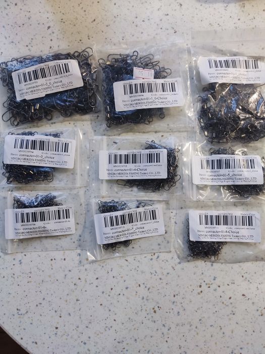 Вертлюжки карабіни для риболовлі з вертлюгом