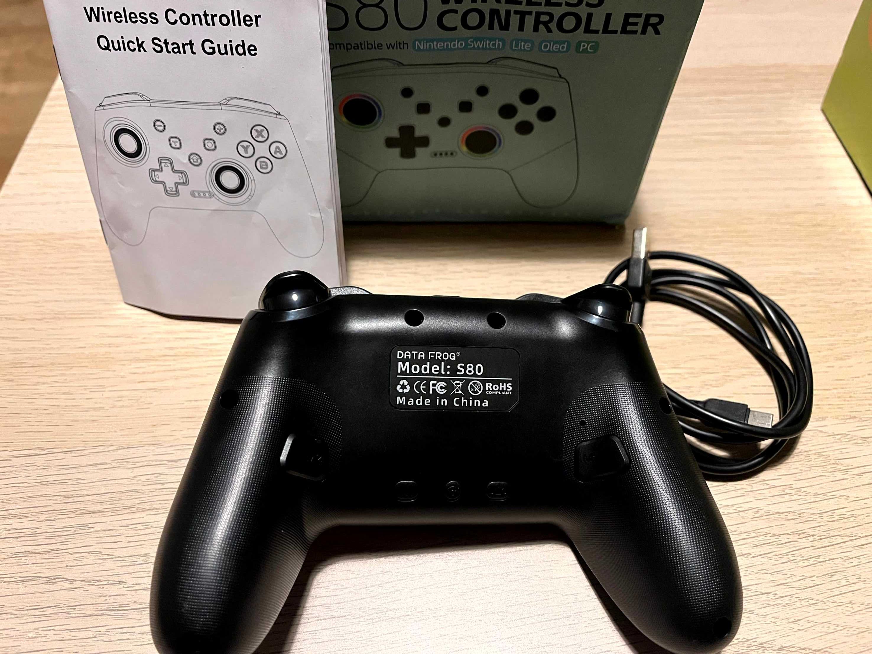 Pad / Kontroler DATA FROG S80 Black