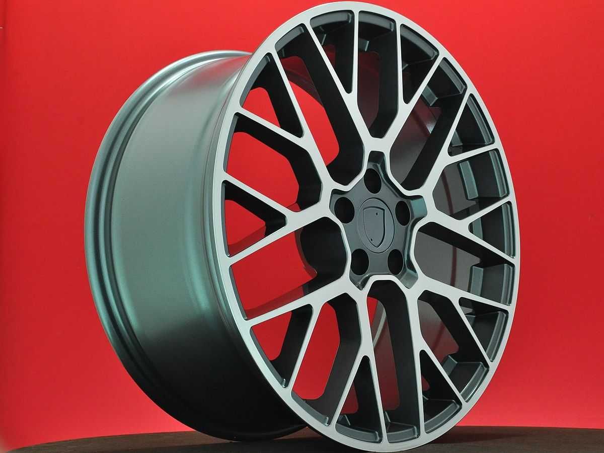 Nowe grafitowe felgi R20 5x112 do Porsche Macan 9J ET26 + 10J ET19