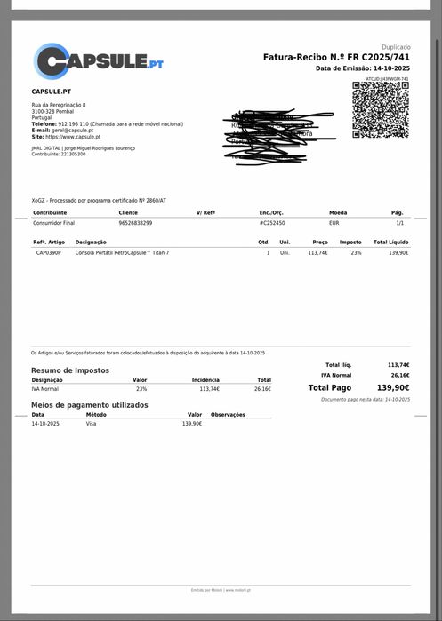 Vendo consola Retrocase Titan 7