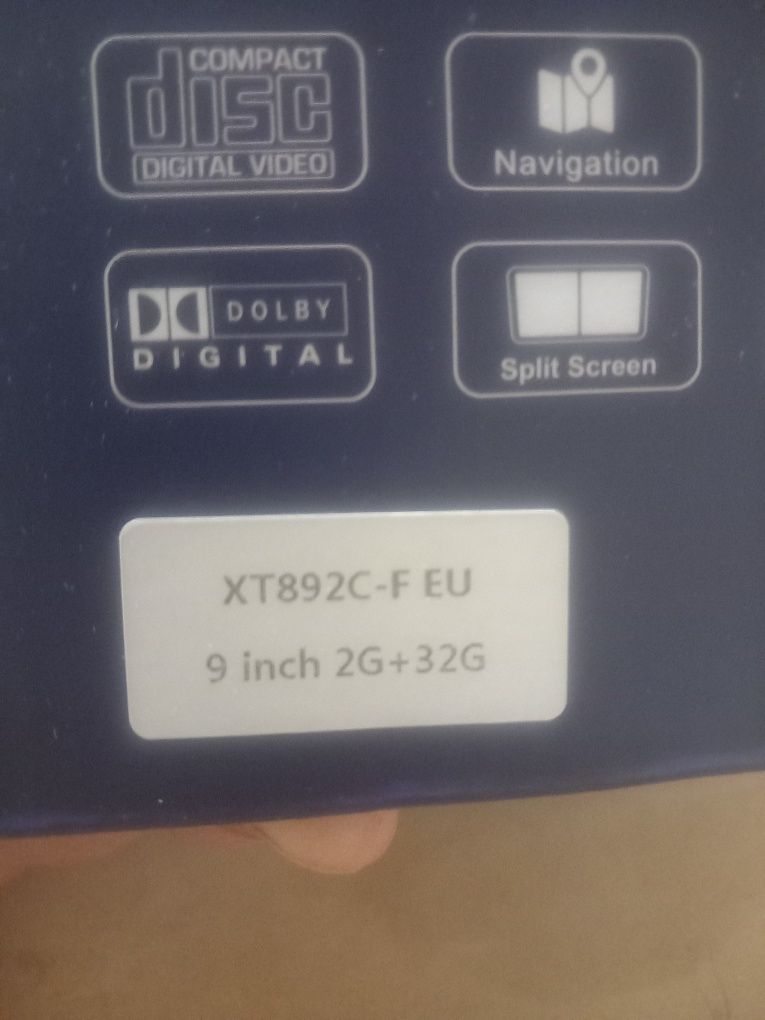 Radio android de 9 polegadas 2g+32g