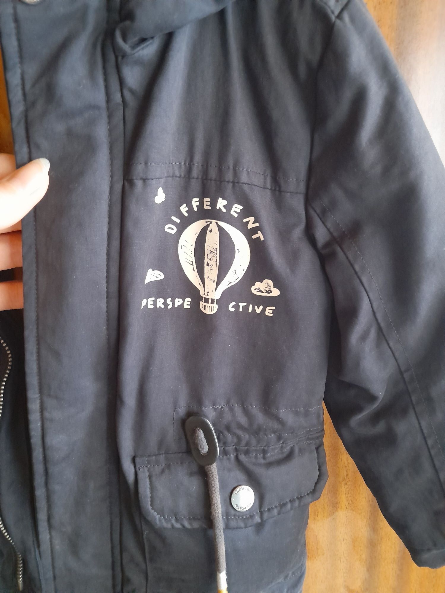 Nowa kurtka chłopięca przejsciowa reserved parka r. 92 granatowy