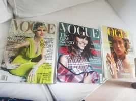 Zestaw 2x magazyn Vogue UK + USA