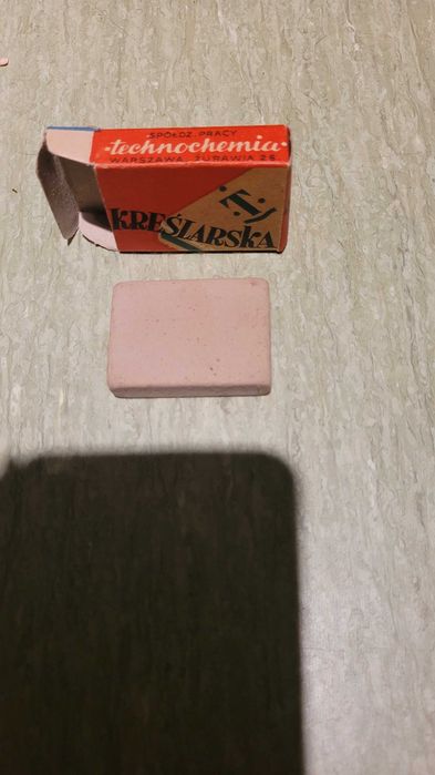 Gumka kreślarska Prl