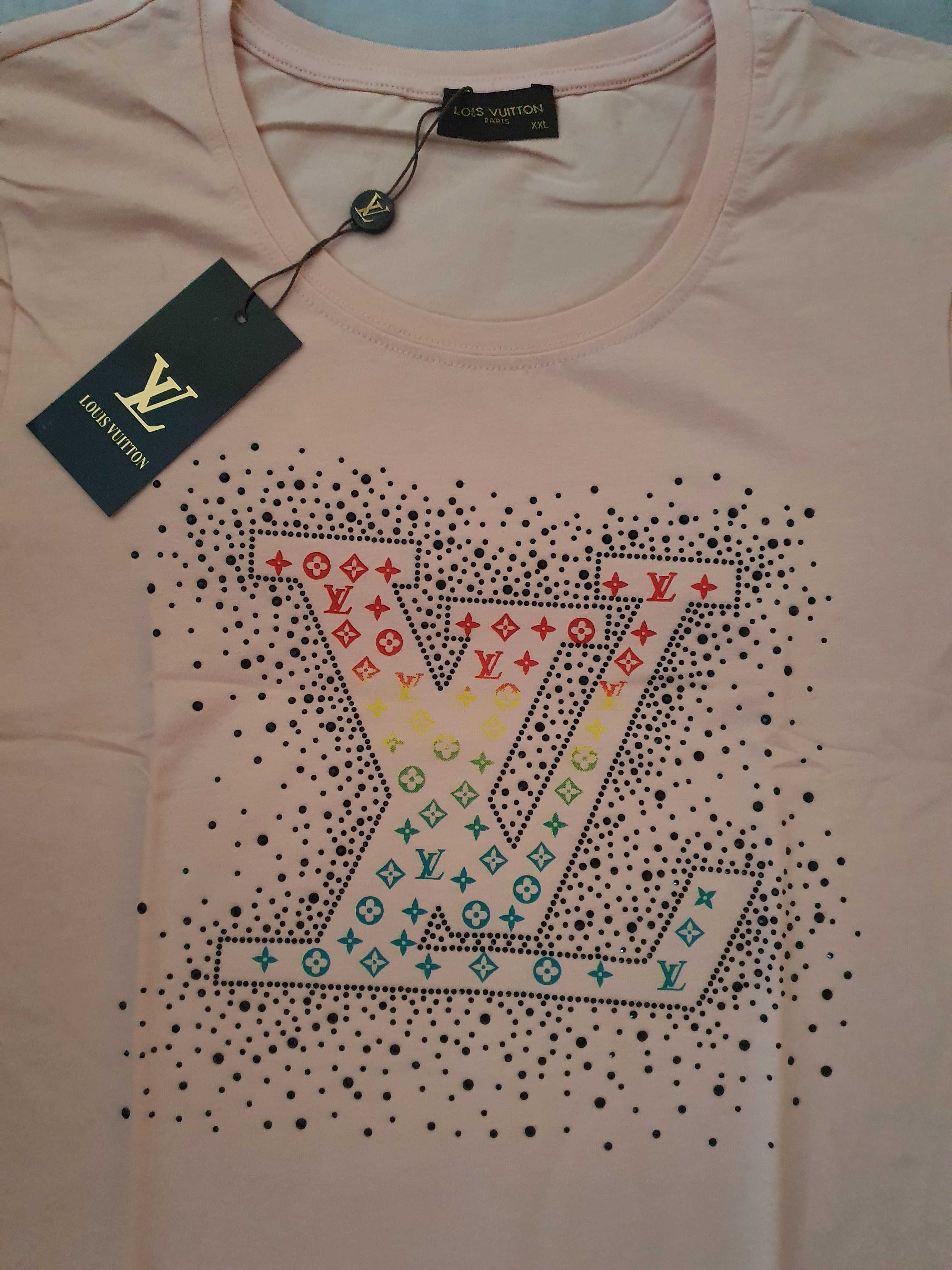 NOWA damska koszulka Louis Vuitton t-shirt LV bluzka xxl