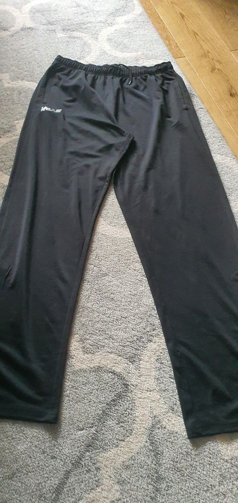 Spodnie dresowe 3XL męskie czarne nowe