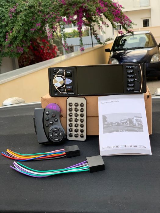 Auto-Rádio Mp5 1 din Novo Full-HD, USB,SD,60x4w Novo em caixa