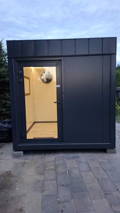 Kontener pawilon sanitarny, toaleta, łazienka mobilna ogrodowa wc