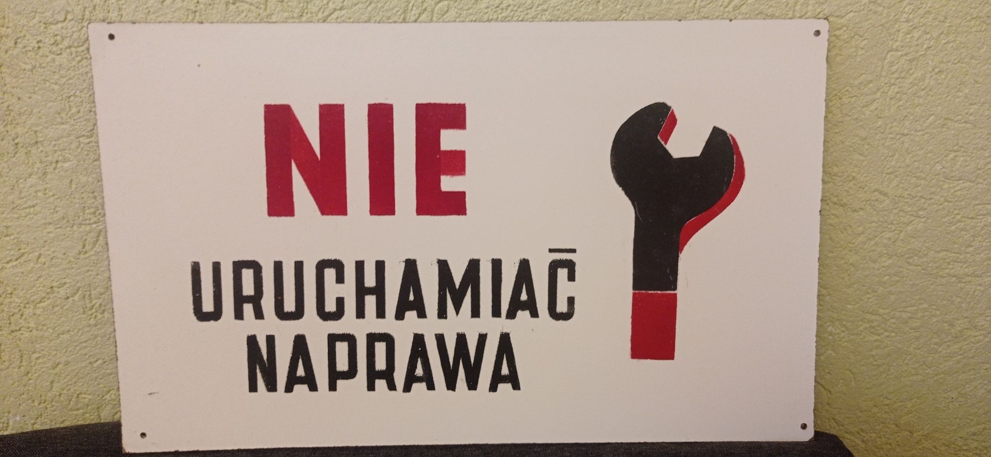 Tablica NIE uruchamiać NAPRAWA