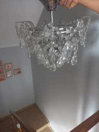 Lampa z kryształami