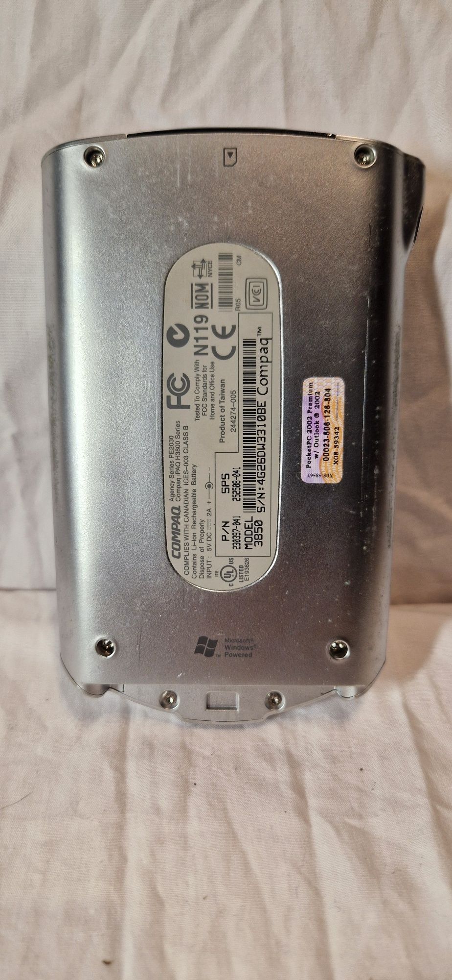 Compaq iPAQ pocket PC H3800