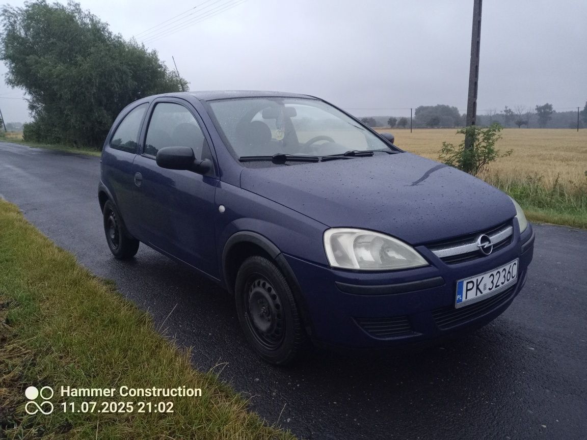 Opel Corsa C 1.0 zero rdzy, nowy olej i przegląd