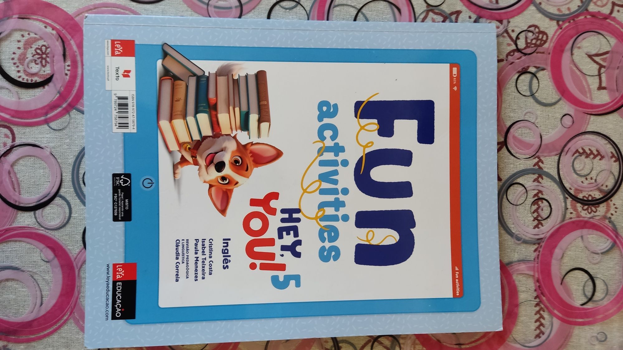 Caderno de atividades, fichas para 5' ano