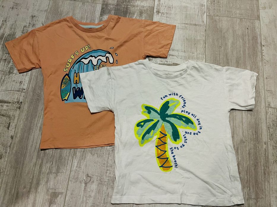 Комплект футболка бавовняна на хлопчика оверсайз 5 6 7 років