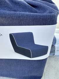 Fotel NOWY dmuchany DUKA ogromny XL + pokrowiec leżak odporny na UV