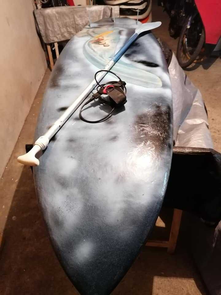 SPO Paddleboard 9 Epoxy prancha de SUP surf Evolution Funboard FCS