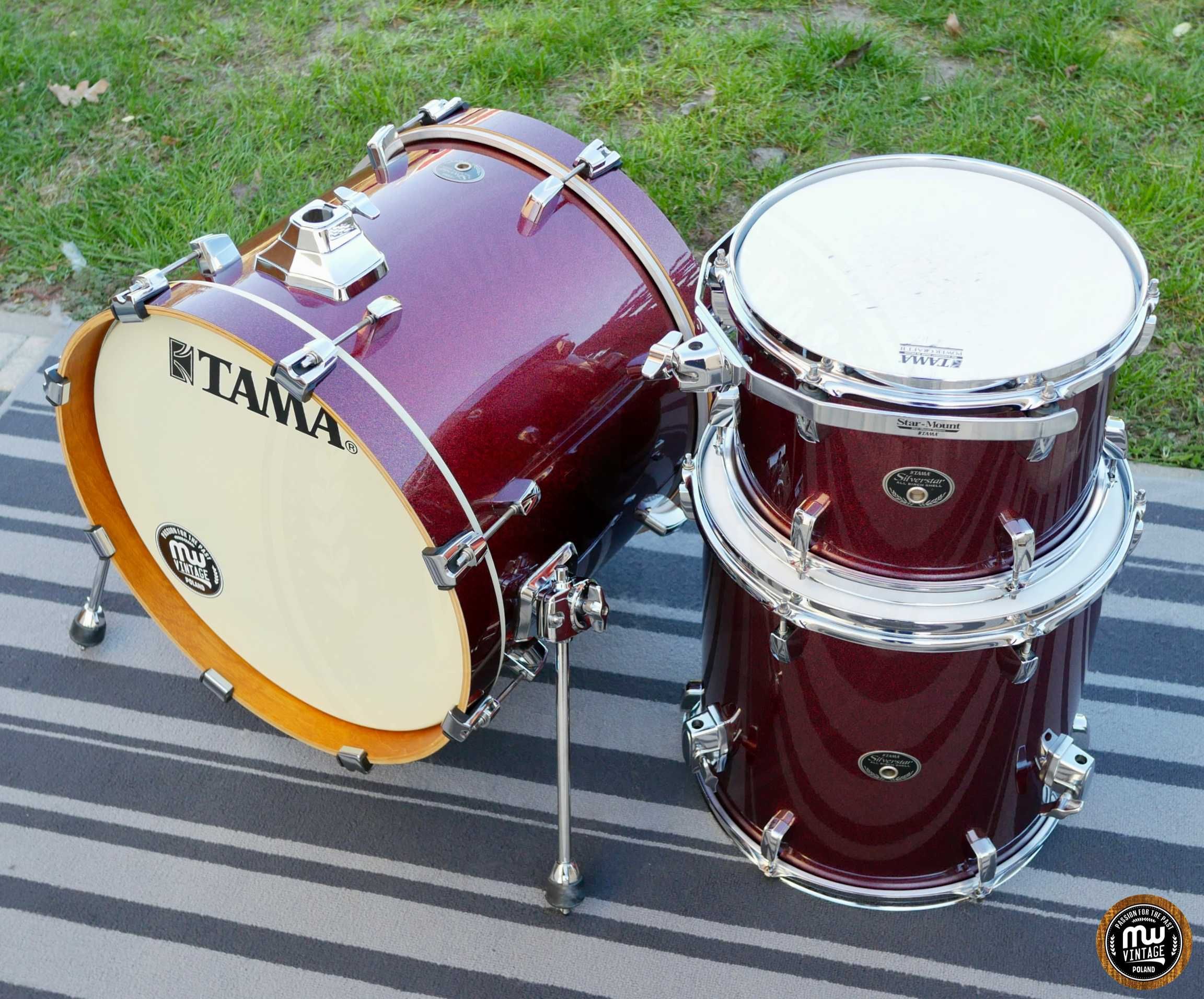 Perkusja Tama Silverstar Jazz Limited 18”, 12”, 14” Burgundy Spark ‼️