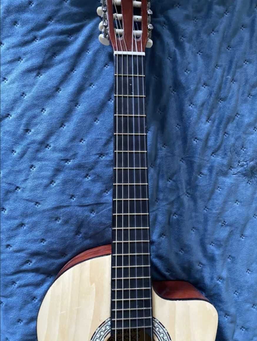 класична гітара з вирізом анкерний гриф 4/4 повнорозмірна нова