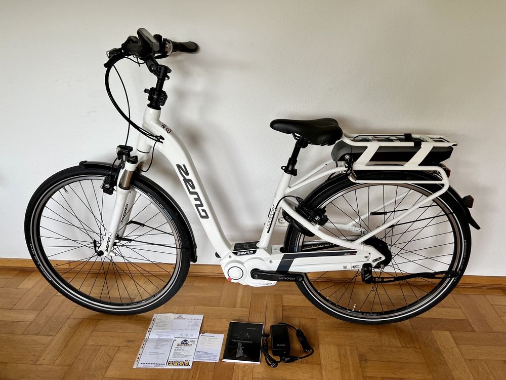 Jak nowy EBIKE ZEMO ZE8RT, Bosch, Akku 400W, Napęd PASEK, roz. 45cm