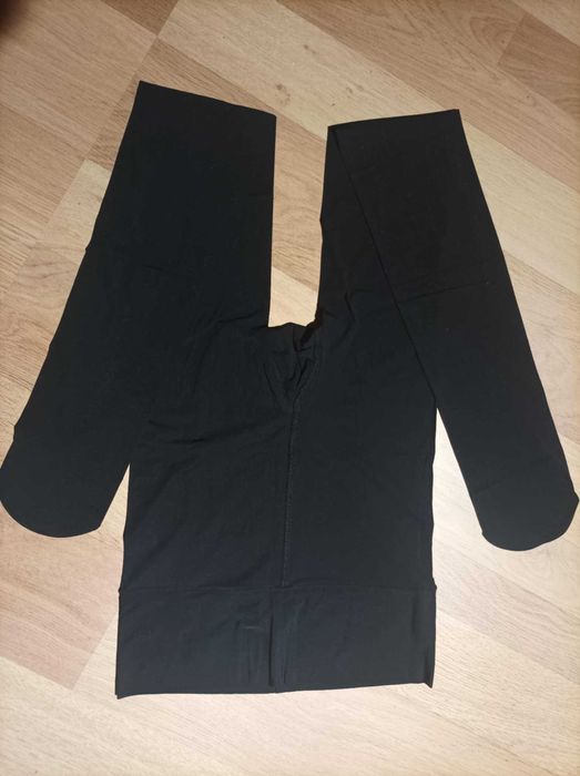 Rajstopy olejowe czarne XL
