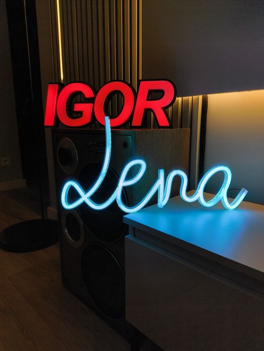 Personalizowany NEON LED Z IMIENIEM   50CM