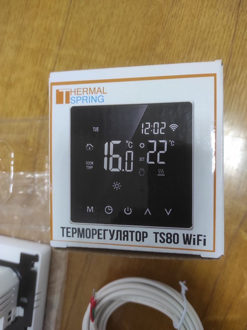 Терморегулятор Thermal Spring  TS80 WI FI  підлога таймер сенсор вайфа