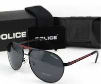 POLICE - Óculos de Sol Polarizados - Pretos/Vermelhos - ARTIGO NOVO