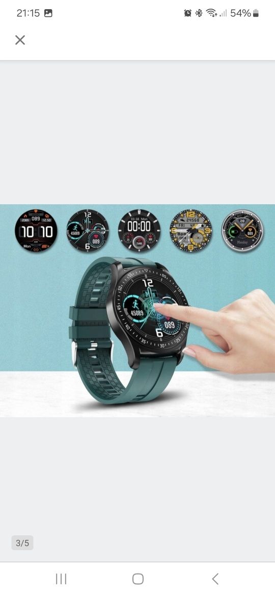 Smartwatch HopoFit Q86 Dotyk Tętno Powiadomienia