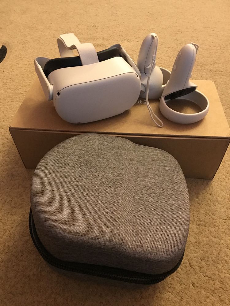 oculus quest 2 на 256гб + кейс.