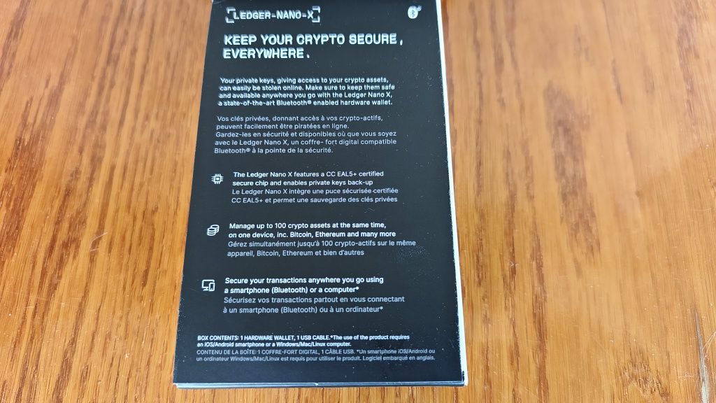 Ledger Nano X криптокошелек
