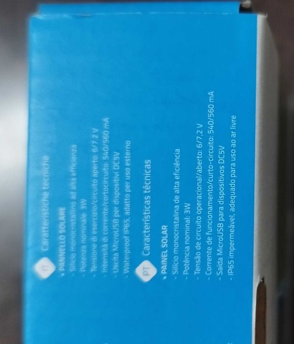 Painel Solar para camera vigilância