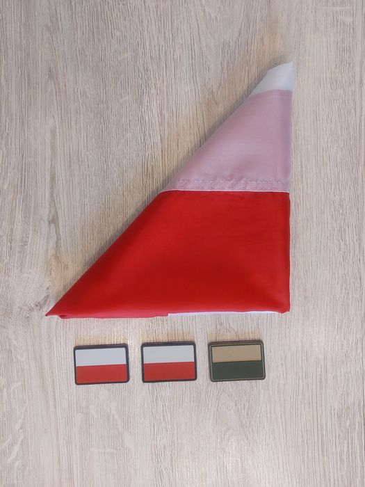 Flaga Polski - zestaw czterech flag