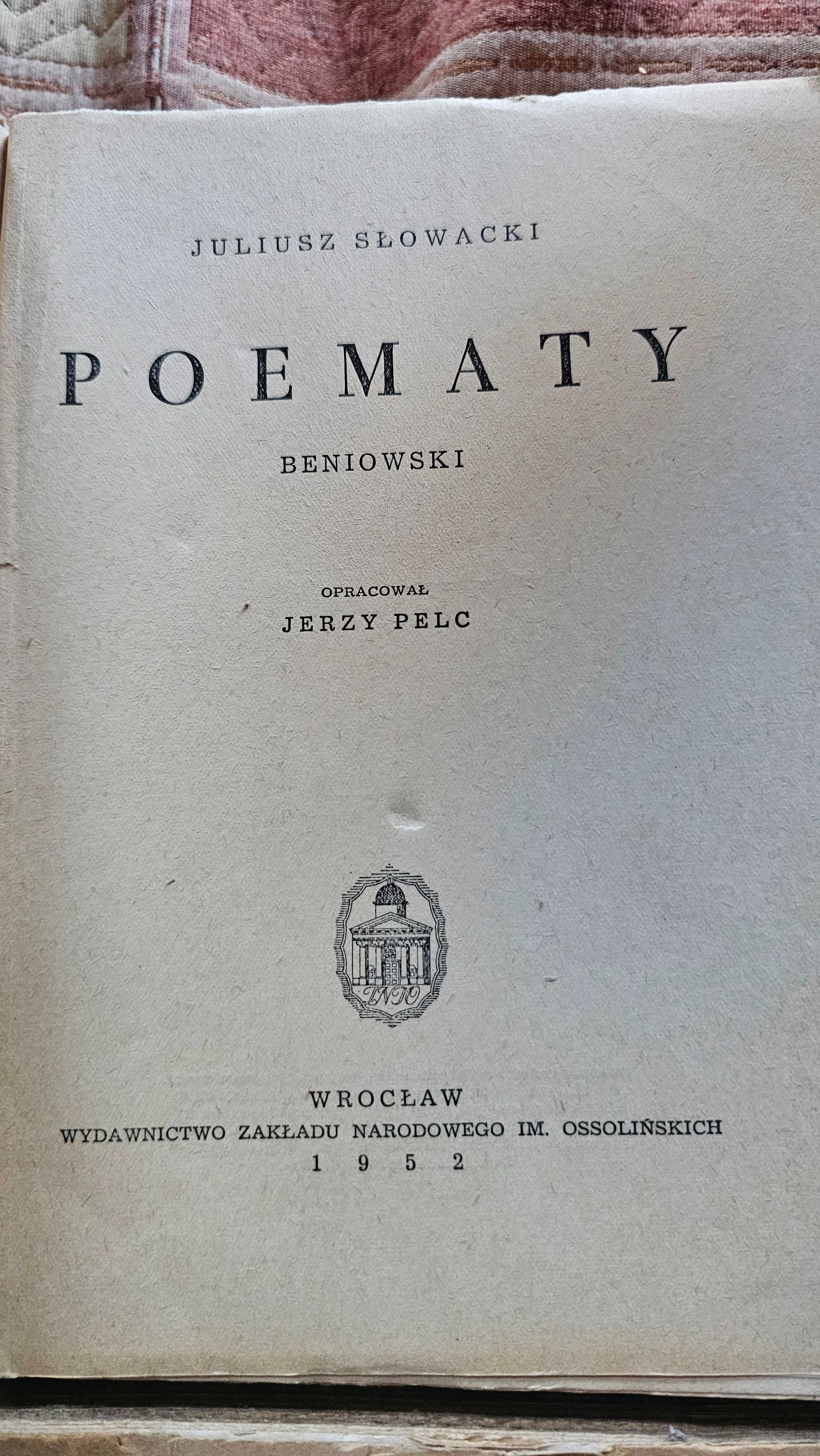 A2 6x DZIEŁA Juliusz Słowacki Tom 1-5 i 10 Ossolineum 1952