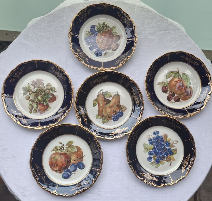 Тарілки Weimar кобальт