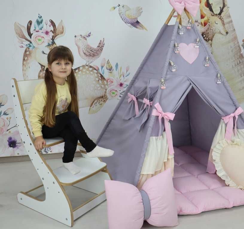 Стілець дитячий зростаючий, регульований стілець