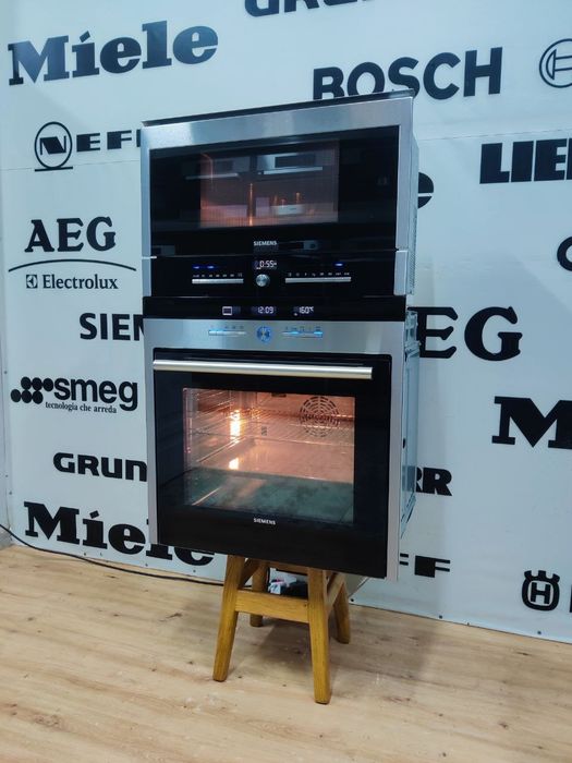 Шикарний чорний комплект SIEMENS™ Духовка та мікрохвильова піч. Ідеал