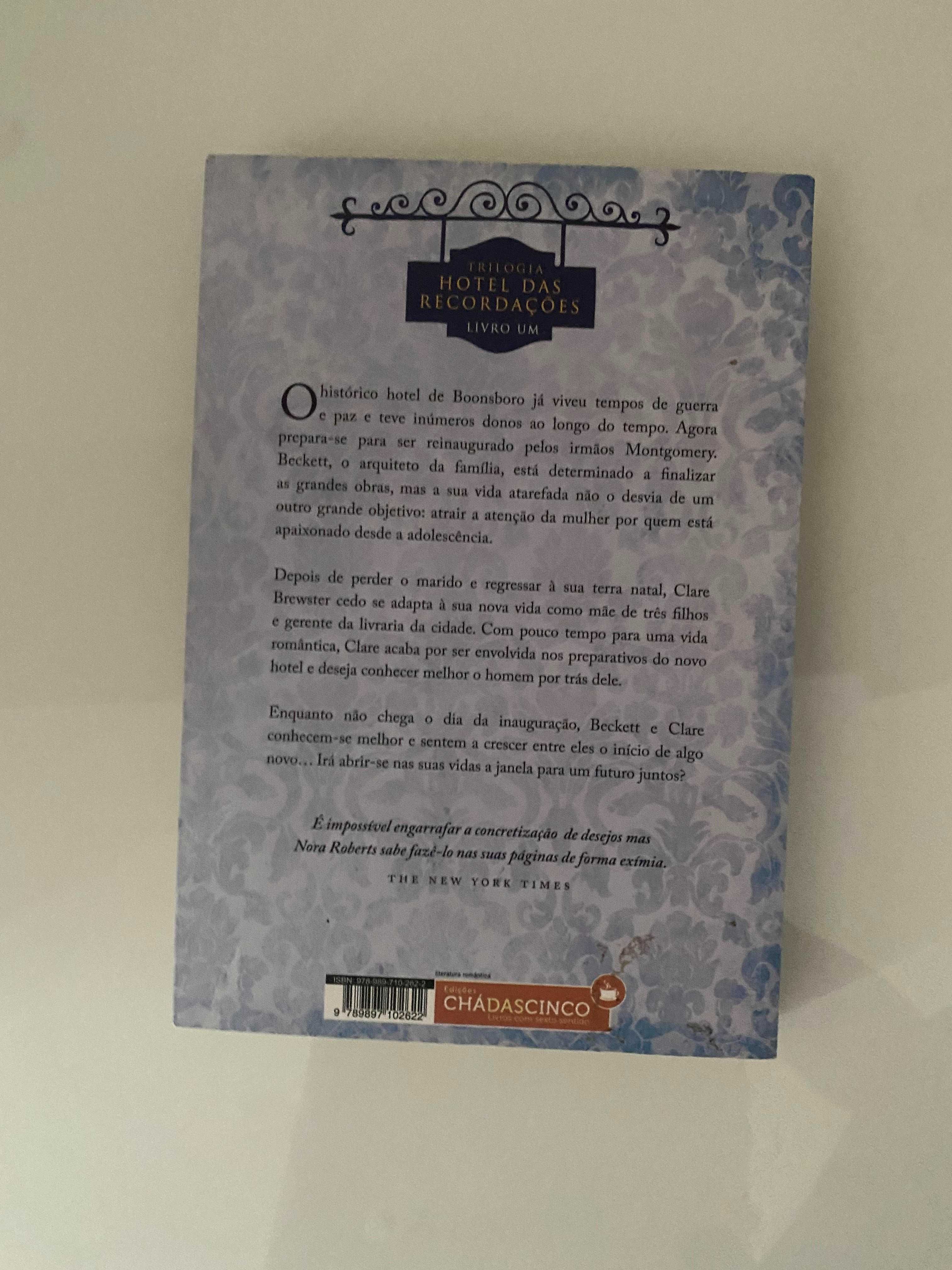 " O Hotel das Recordações " Nora Roberts - 8€