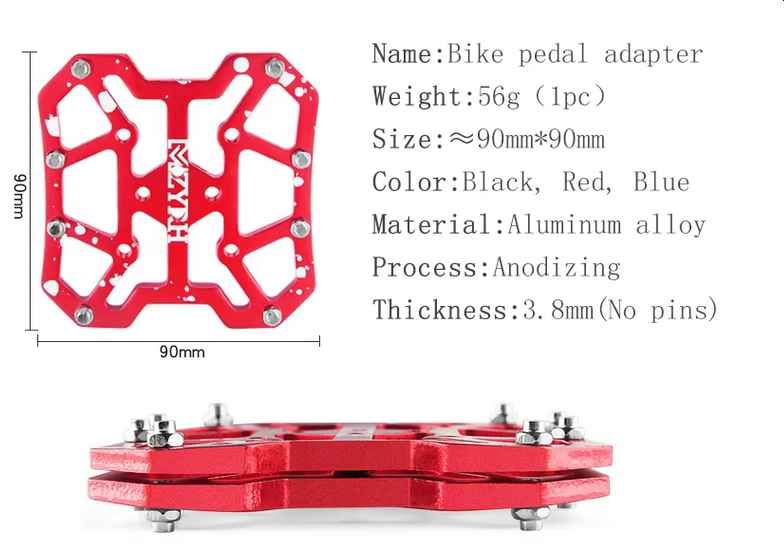 Adaptery Nakładki do Pedałów Rowerowych + Bloki SPD SL