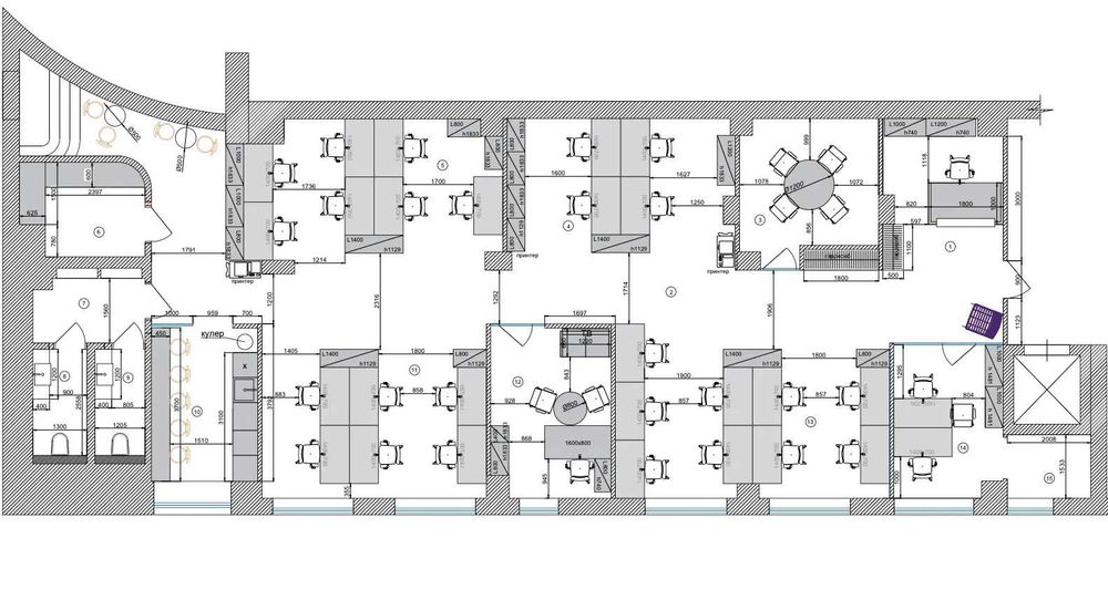 Без комісії! Оренда автономного офісу на Печерську