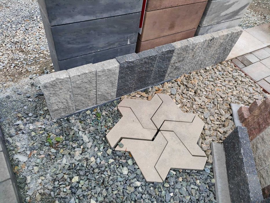 Bloczek uniwersalny do budowy grilla palisada obrzeże cegła łupana mur