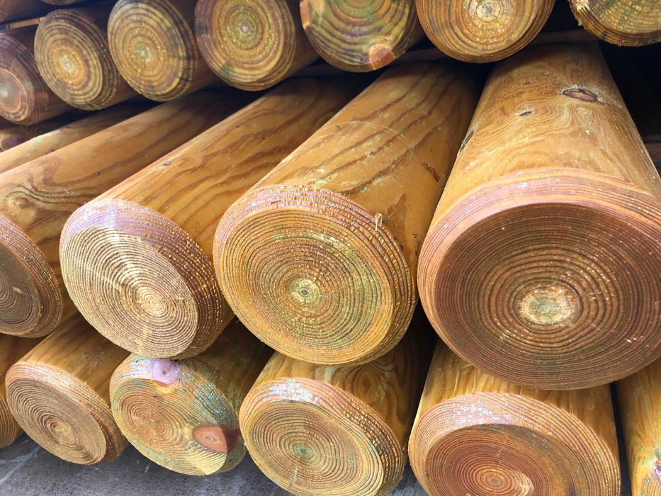 Paliki Palisada Okrąglaki Wałki Toczone Bale 10x200 Obrzeża Pod Wymiar