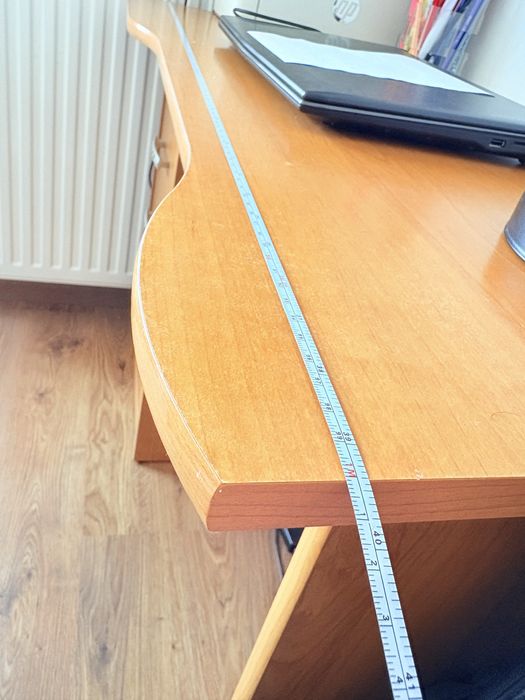 Biurko z szufladami i szafką