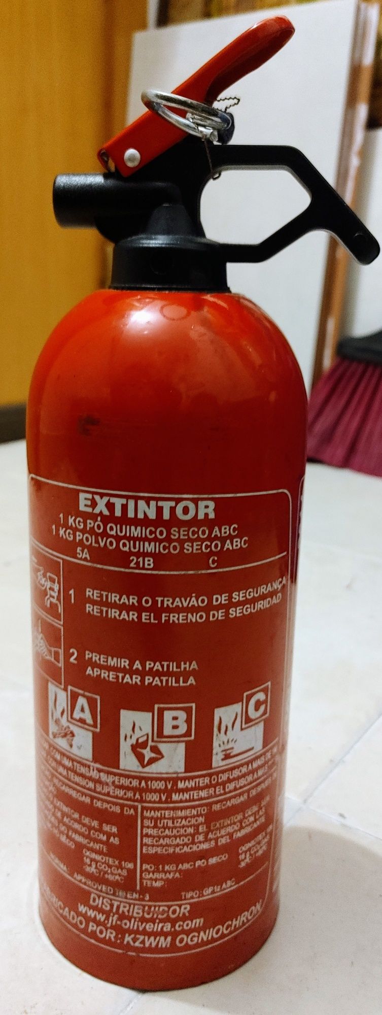 Extintor Pó Químico