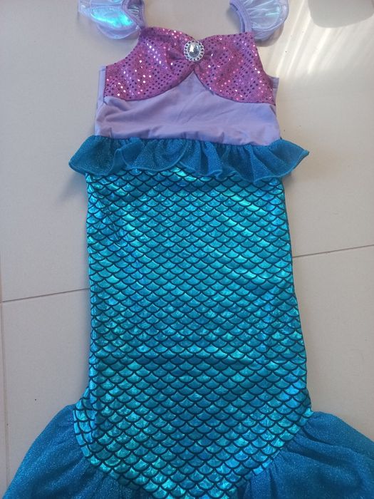 Sukienka księżniczka morskia strój syrenki przebranie na bal choinkę