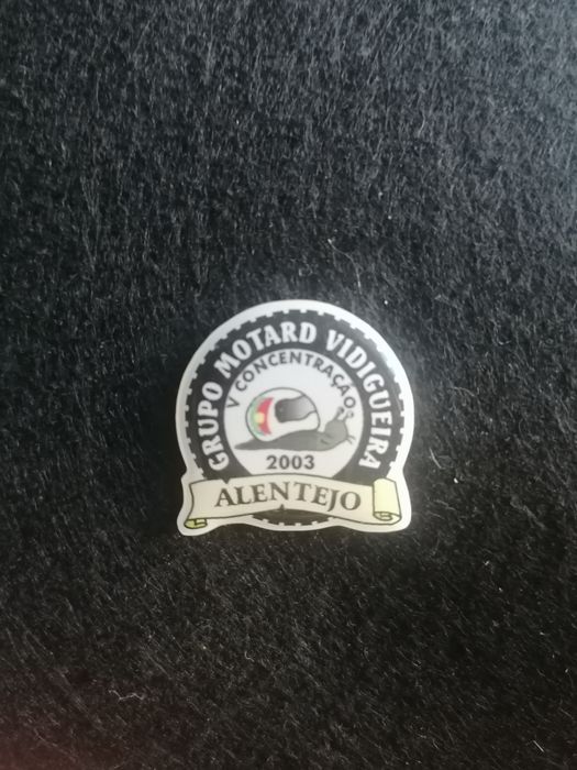 Pin da V Concentração do Grupo Motard Vidigueira Alentejo edição 2003