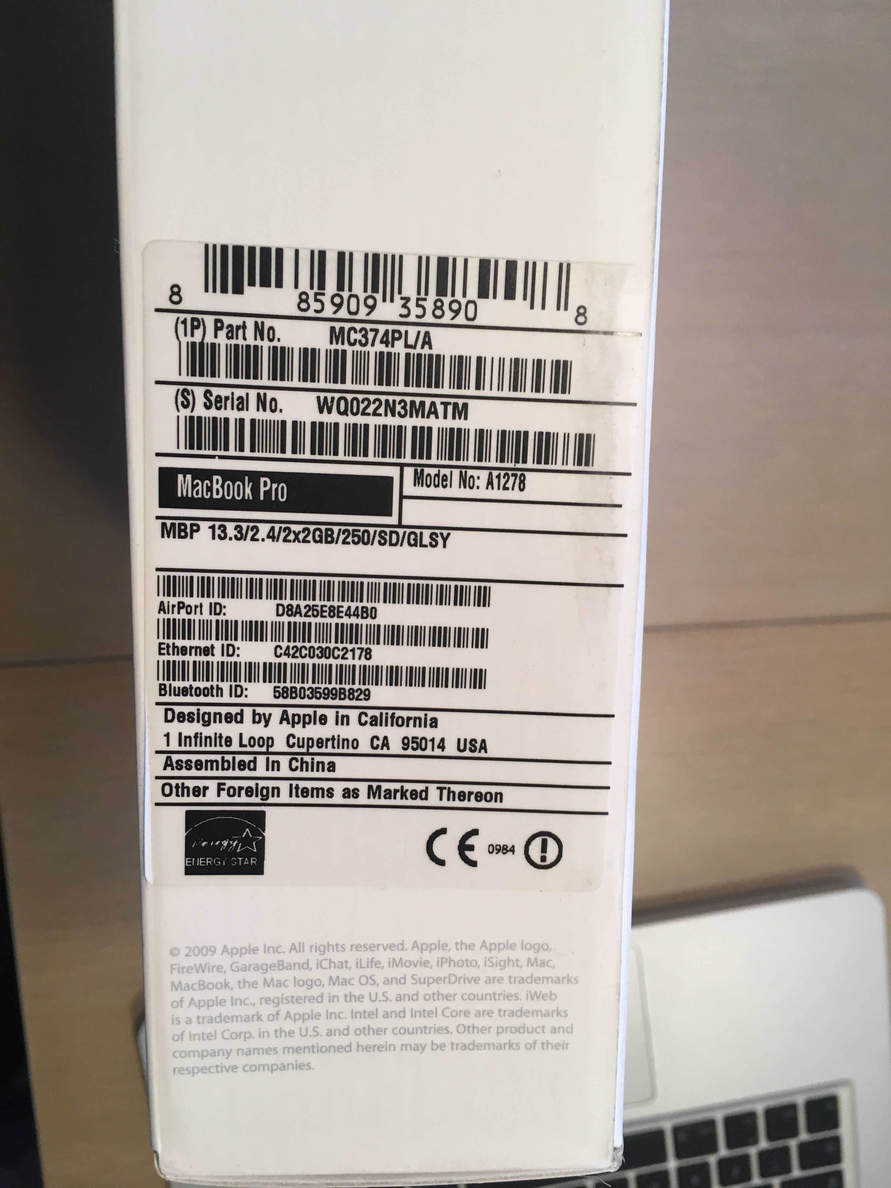 macbook pro a1278